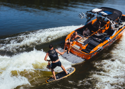 Wakeboarding on Lake Alan Henry